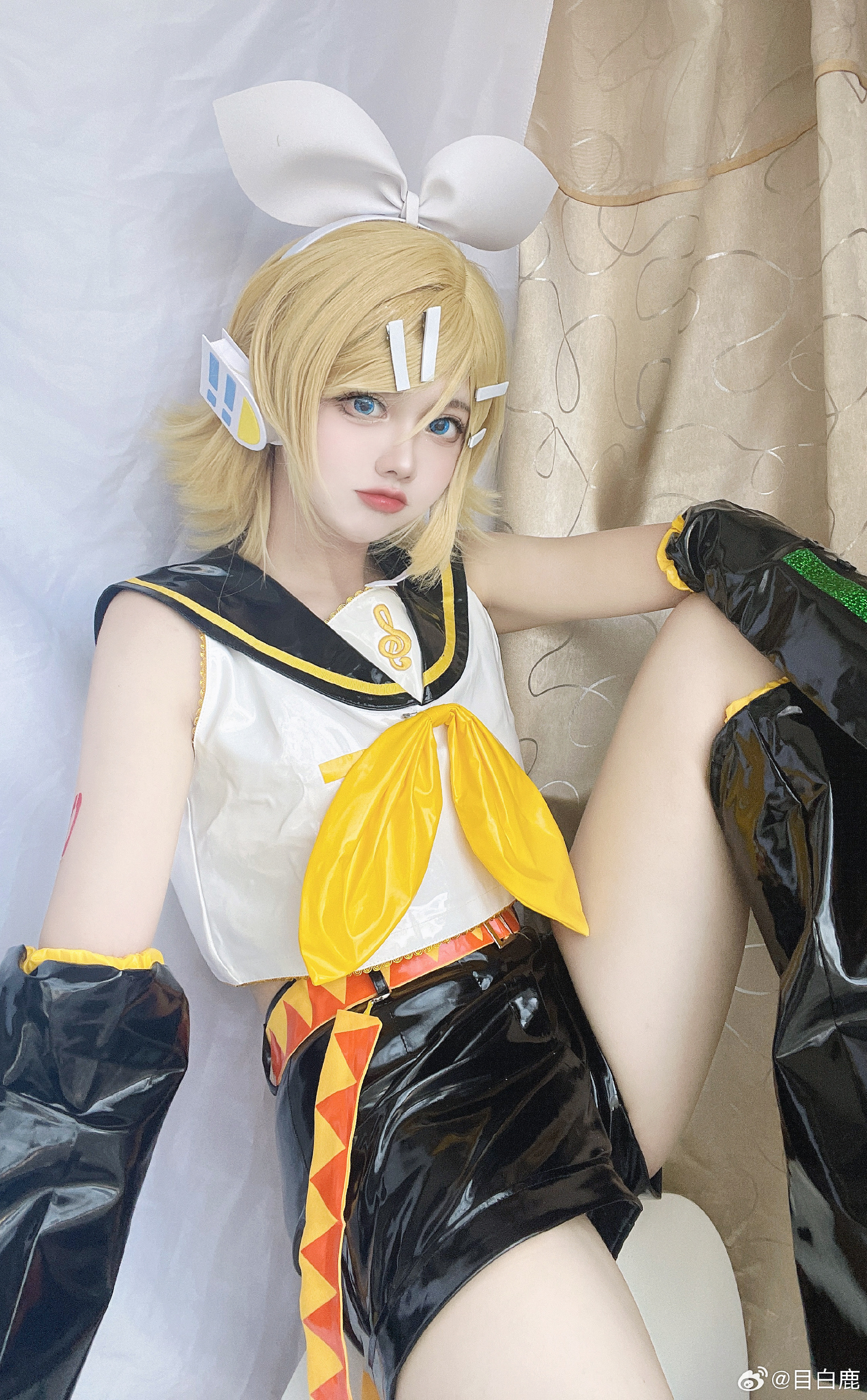 想不到吧 我出镜音铃@目白鹿 COSPLAY-第7张