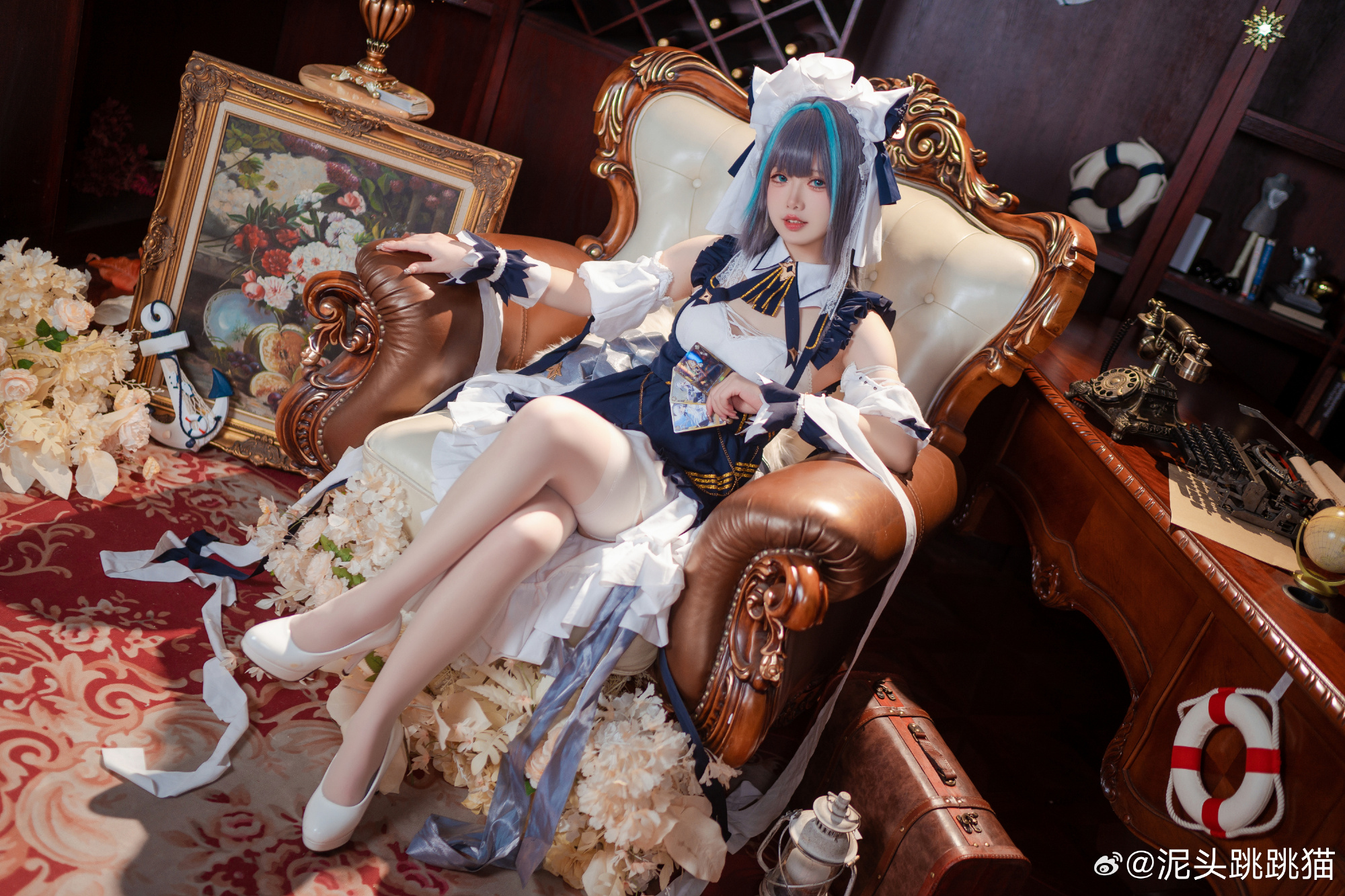 亲爱的，嘿！这是今天份的爱的拥抱哦～ 碧蓝航线@泥头跳跳猫 COSPLAY-第6张