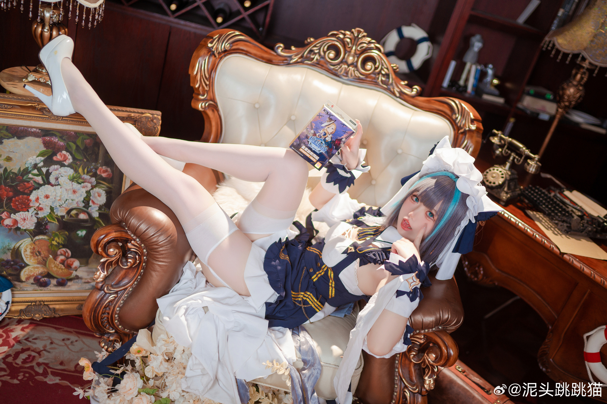 亲爱的，嘿！这是今天份的爱的拥抱哦～ 碧蓝航线@泥头跳跳猫 COSPLAY-第9张