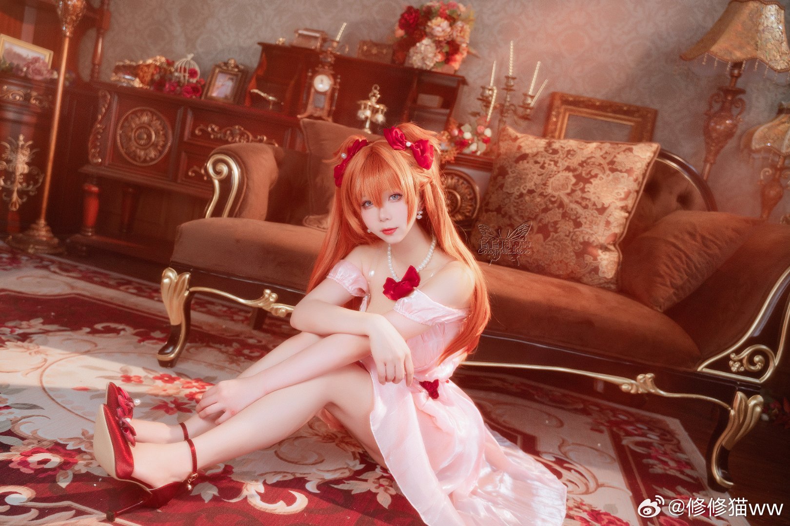 cosplay 新世纪福音战士 明日香花之语同人@修修猫ww COSPLAY-第3张