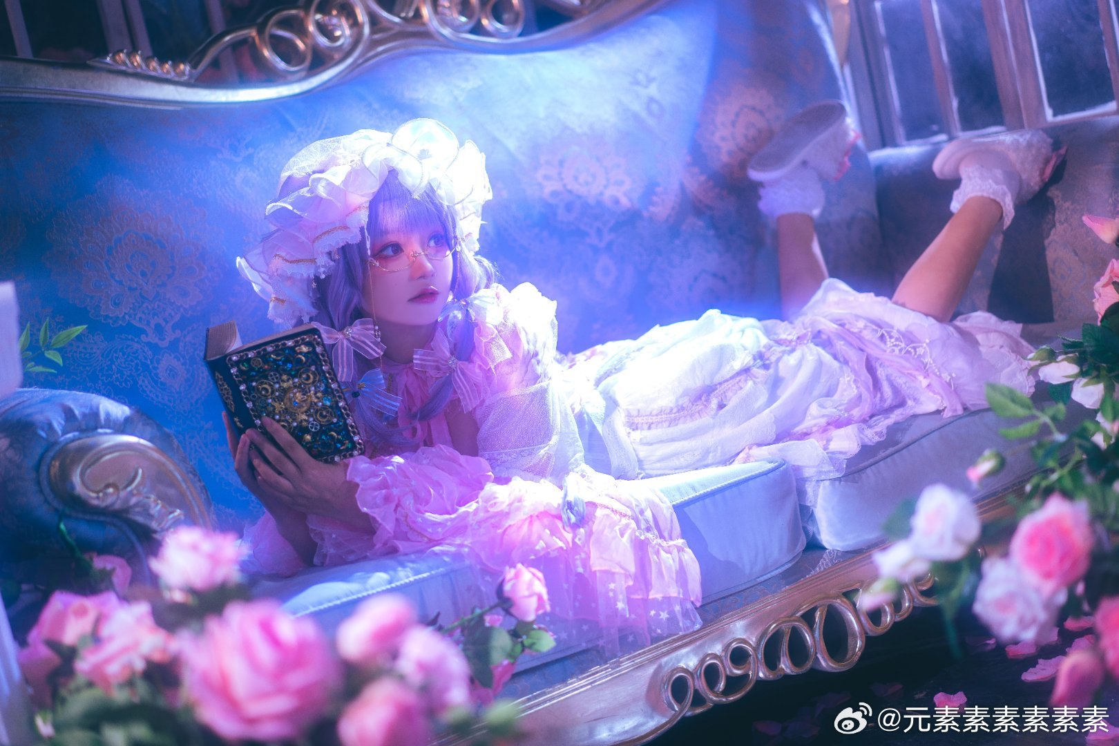 COSPLAY 东方project 帕秋莉·诺蕾姬@元素素素素素素 COSPLAY-第12张