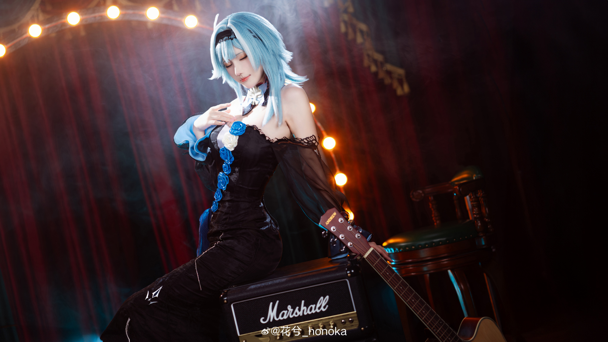 cosplay 那就…与罪人共舞一曲,如何? 原神 优菈@花兮_honoka COSPLAY-第5张