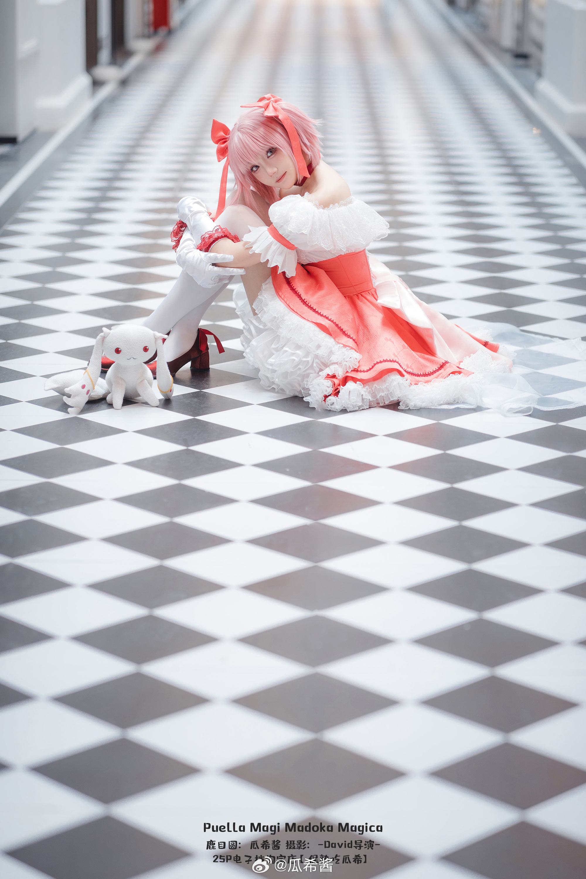 cosplay 魔法少女小圆 鹿目圆@瓜希酱 COSPLAY-第3张