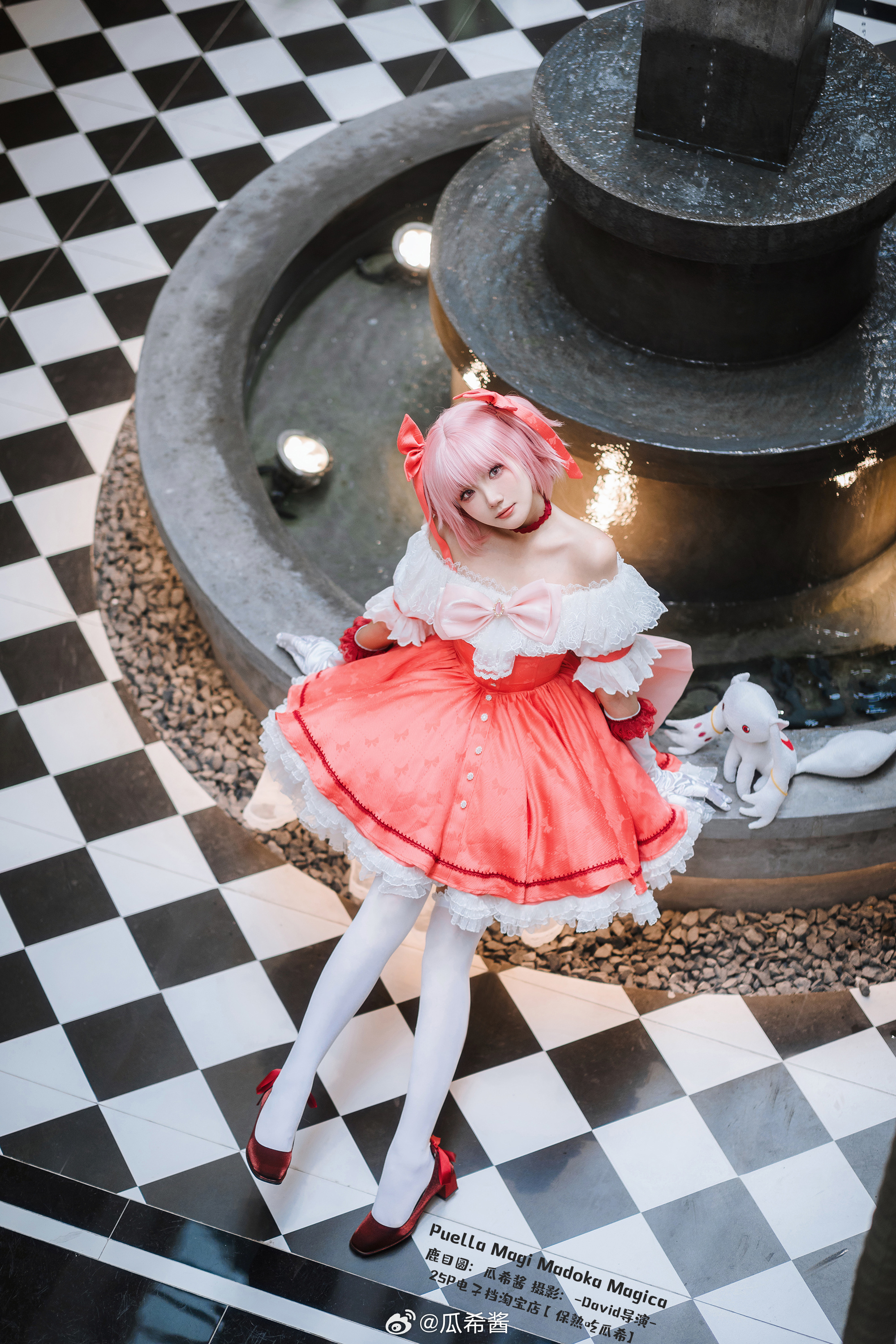 cosplay 魔法少女小圆 鹿目圆@瓜希酱 COSPLAY-第7张