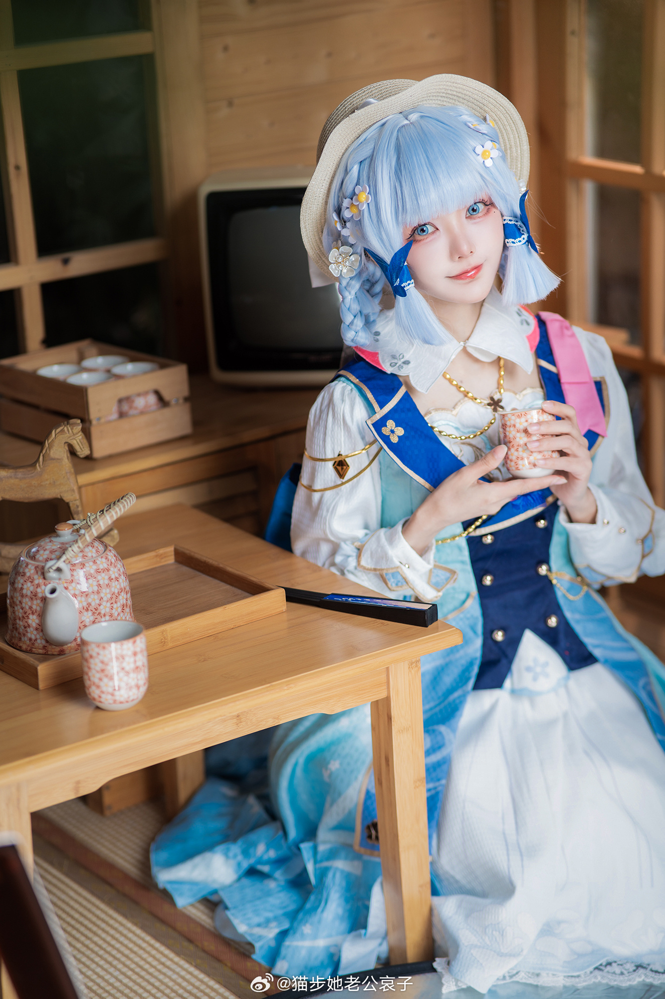 cosplay 原神 神里绫华@猫步她老公哀子 COSPLAY-第1张