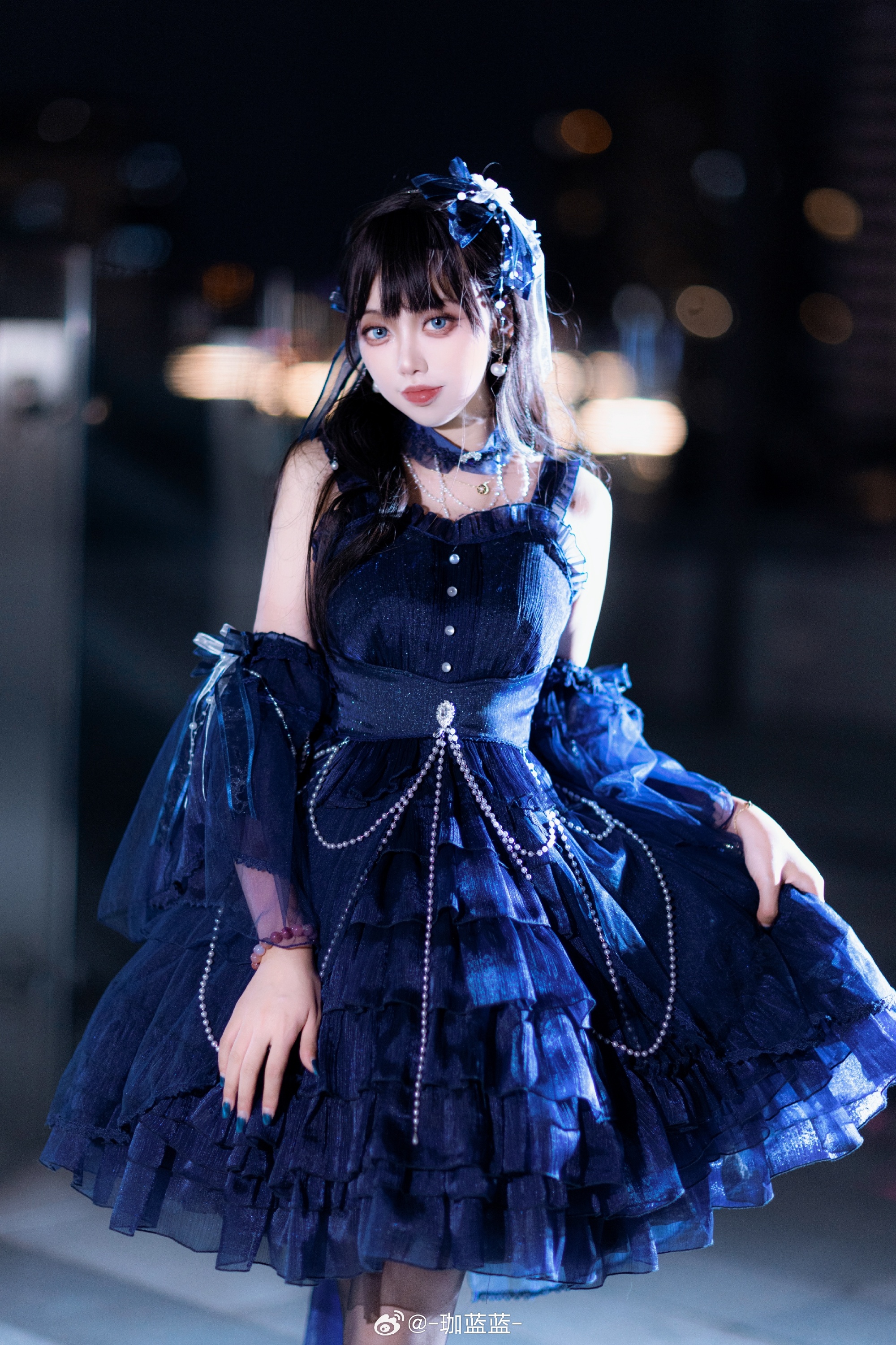 闪耀的不止是裙摆，还有老子! lolita@-珈蓝蓝- COSPLAY-第3张