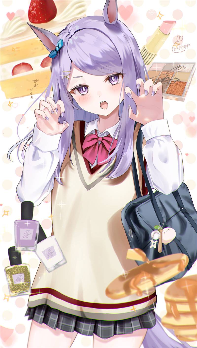 赛马娘系列角色目白麦昆图集画集插画动漫手机电脑壁纸图片素材(二期更新)