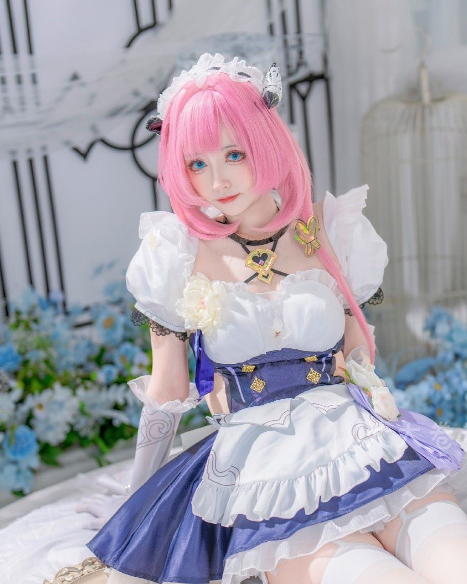 Cosplay | 嗨想我了嘛！宇宙第一美少女爱莉希雅来了哦❤️～