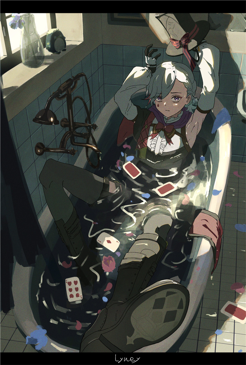 少女与浴缸主题图集高清壁纸原画插画美术绘画图片素材 临摹资料(二期更新)[408P-1.26G]