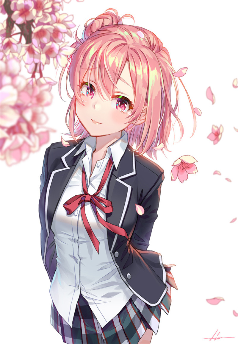 动漫春物角色由比滨结衣相关图集插画线稿CG壁纸图片素材美术资料(二期更新)[1029P-2.18G]