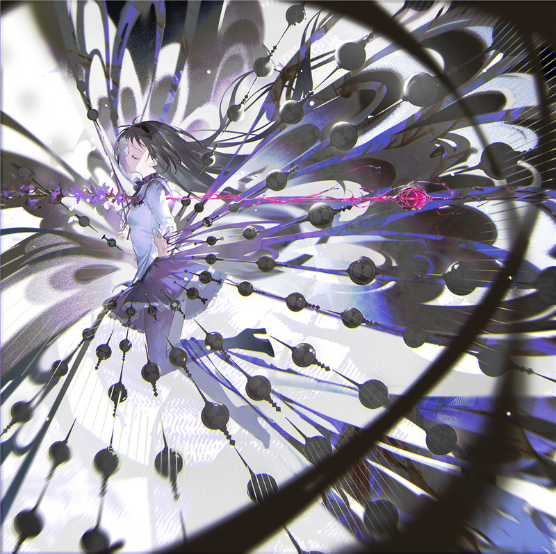 魔法少女小圆角色晓美焰相关图集原画插画CG线稿立绘壁纸图片素材(二期更新)[2426P-3.53G]