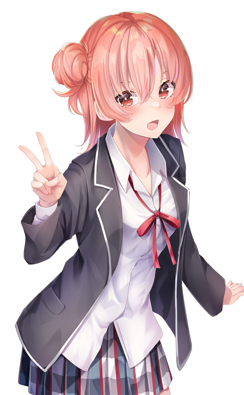 动漫春物角色由比滨结衣相关图集插画线稿CG壁纸图片素材美术资料(二期更新)[1029P-2.18G]