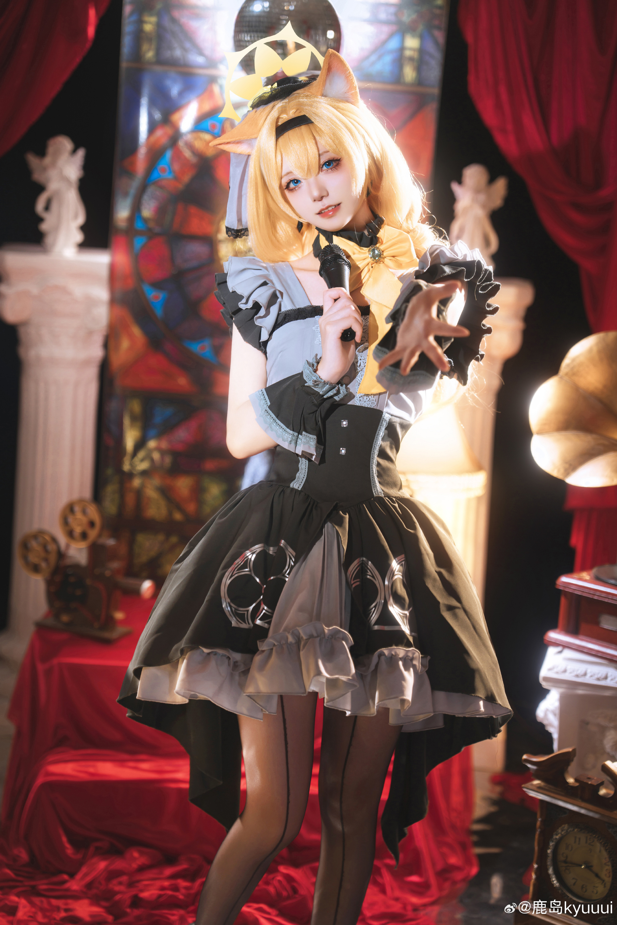 Cosplay｜本当は……憧れていたんです、アイドルに 碧蓝档案@鹿岛kyuuui