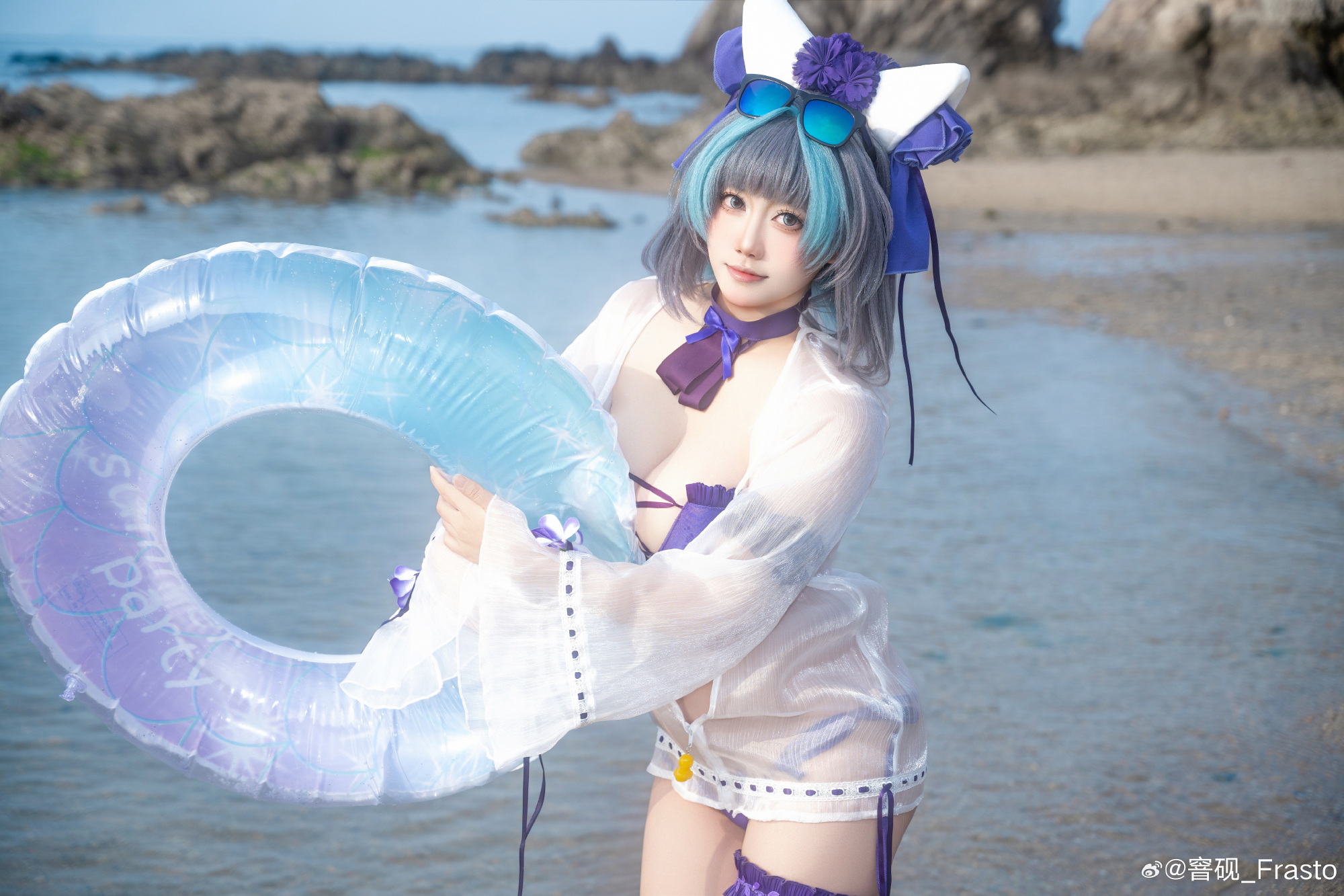 Cosplay｜夏日，海风，和你🌊 碧蓝航线 柴郡@窨砚_Frasto