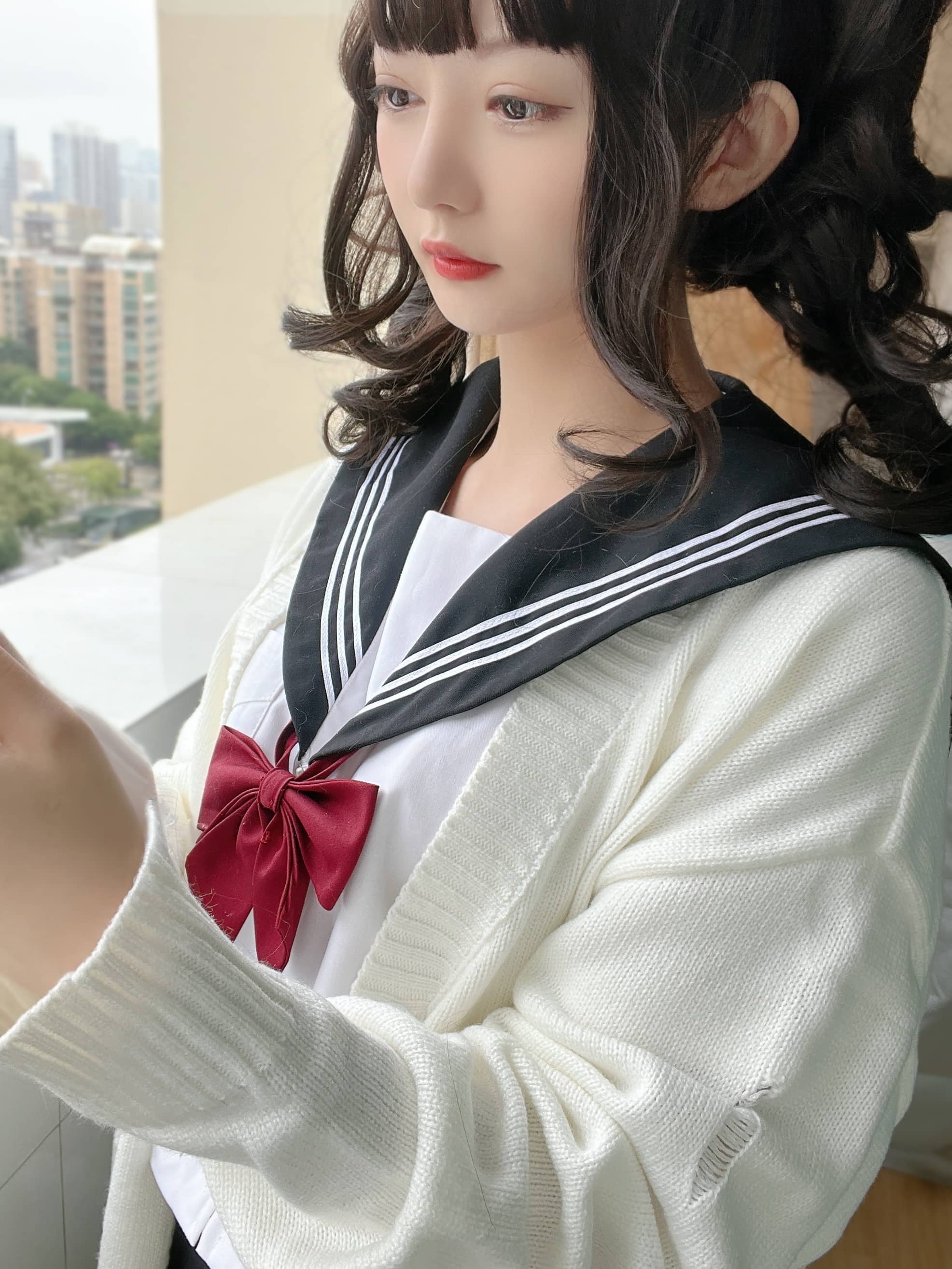 51酱 学妹的圣诞礼物，冬日暖甜女友感写真全记录