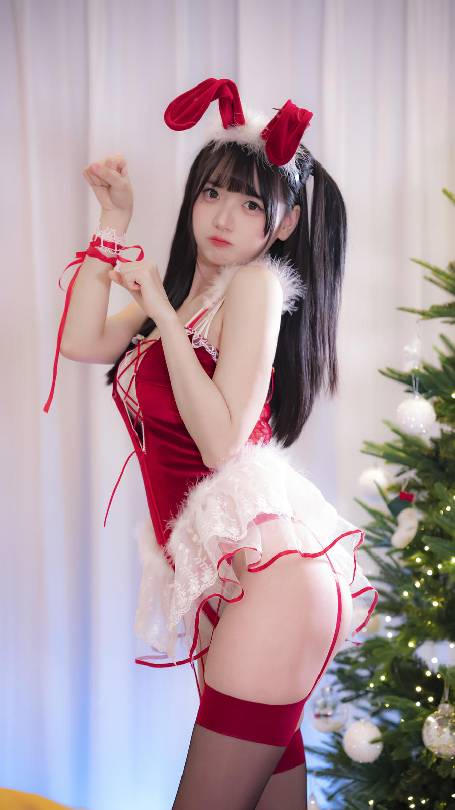 Kyokyo沉迷汉堡王(陆卿卿) – 圣诞写真