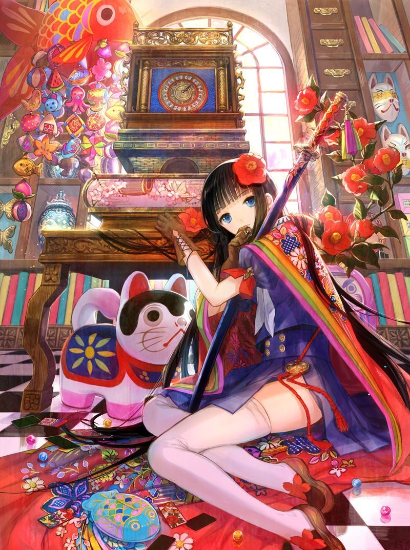 [会员][PSD源文件]藤原(藤ちょこ) 作画过程PSD文件[4P]