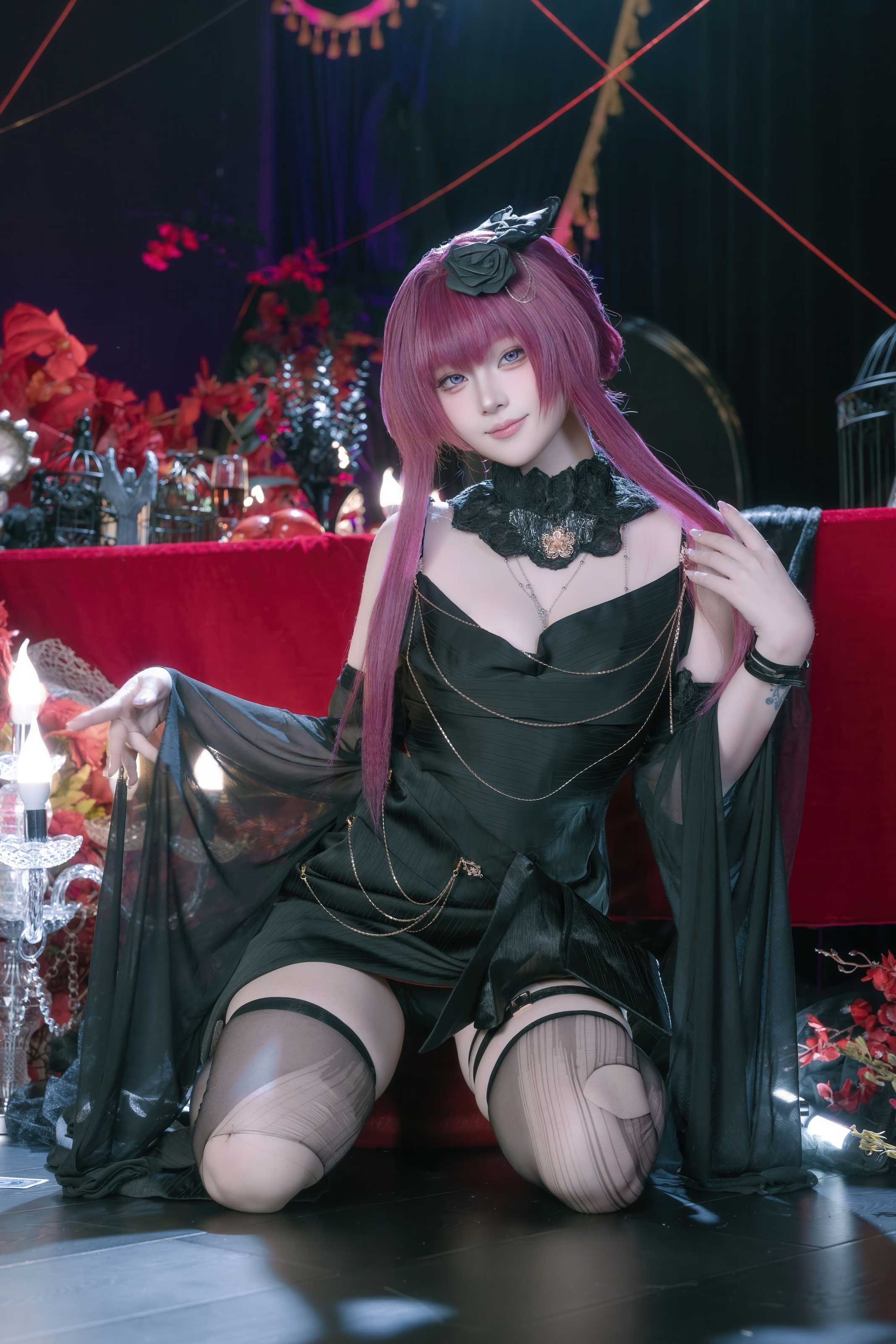 屿鱼Yukako 缚月之夜，暗夜精灵的月光诗篇与视觉盛宴全记录